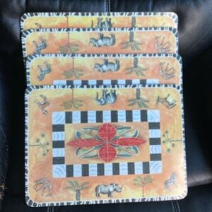 The Palace Heavy Cork Kitchen & Dining Table Placemats 4 Pcs Set